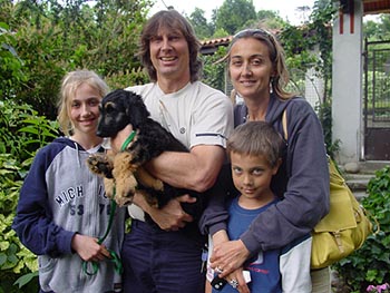 With his new Family, June 21